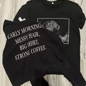 Two black shirts bundle